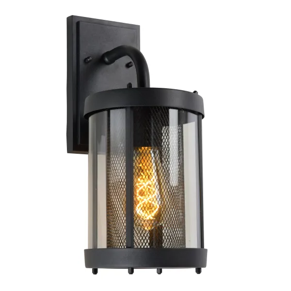 MAKKUM Wall Light IP23 E27 H38cm Black image 1