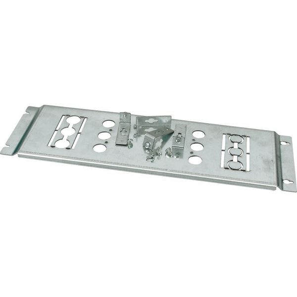 Mounting plate, +mounting kit, for NZM2, horizontal, 3p, HxW=150x425mm image 3
