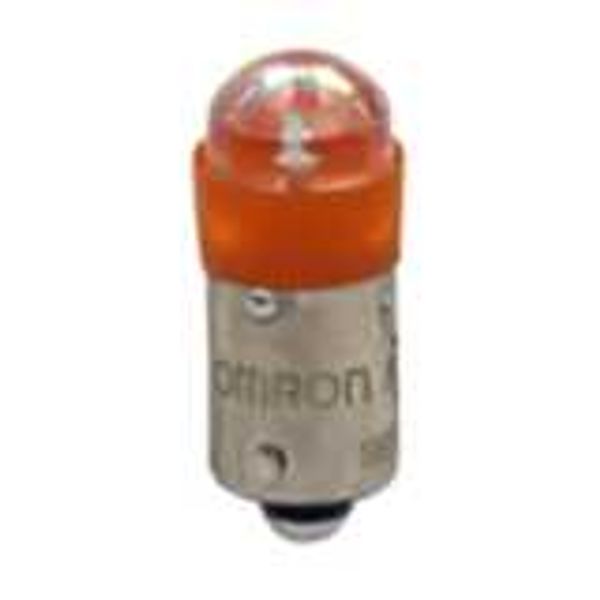 Pushbutton accessory A22NZ, Orange LED Lamp 200/220/230 VAC image 3