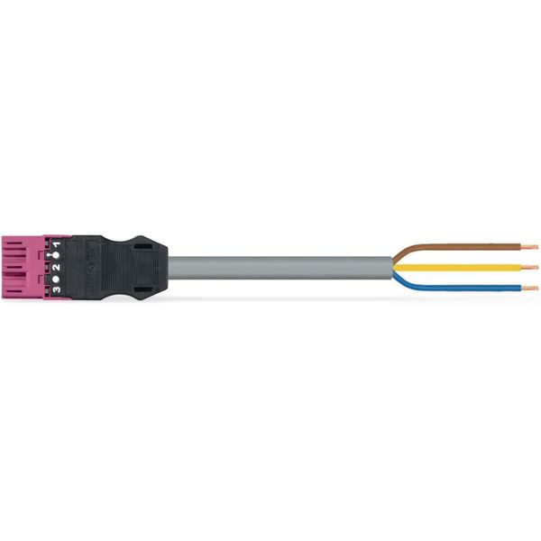 pre-assembled connecting cable Eca Plug/open-ended pink image 3