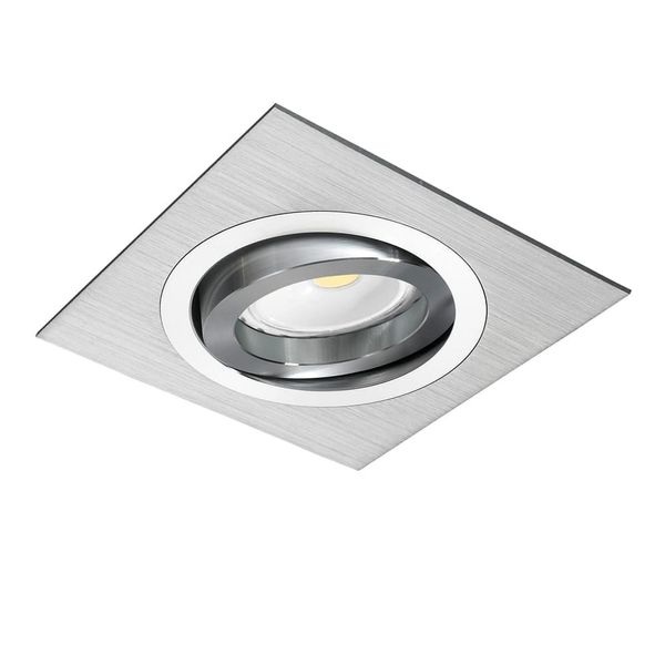 Helium Recessed Light SQ Aluminium image 1