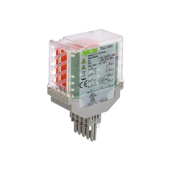 Relay module Nominal input voltage: 24 … 230 V AC/DC 2 break and 2 mak image 2