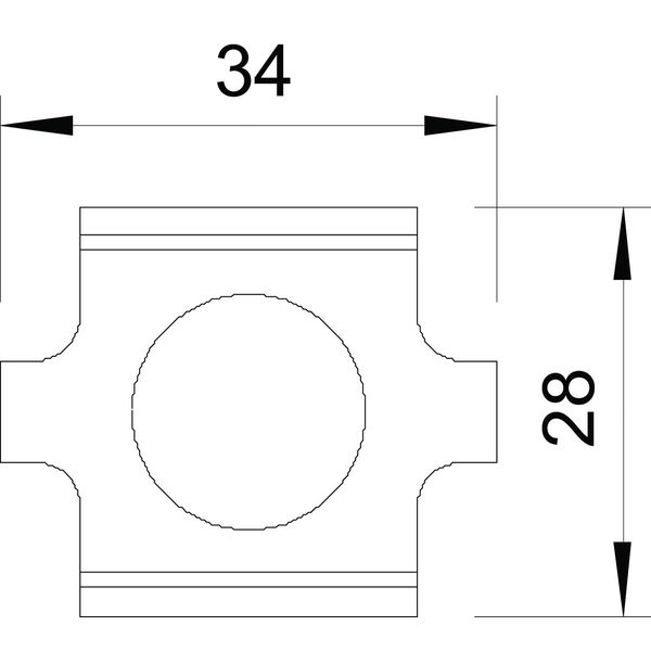 GSV 34 G Joint connector for mesh cable tray image 2