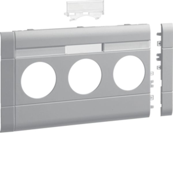 Frontplate 3-g. socket BRA/H/S 120 LF lg image 1