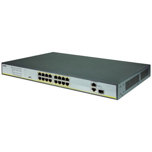 16-port Ethernet switch PoE at 2Eth 1SFP image 1