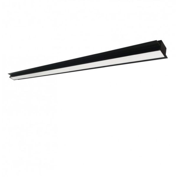 Linear Recessed Trimless L1140 3000K Black Sasa image 1