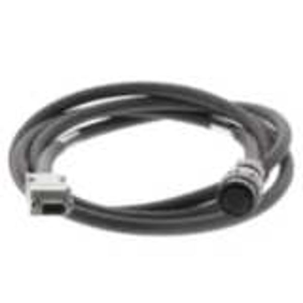 G5 series servo encoder cable, 3 m, 200 V: 1 to 1.5 kW, 400 V: 400 W t image 2