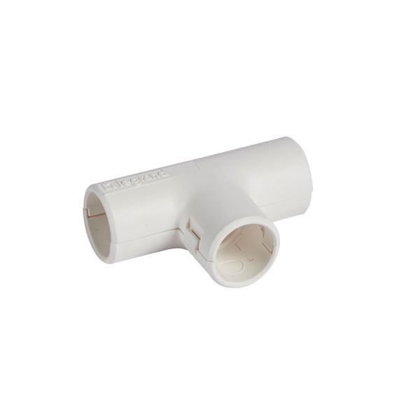 Tee IP40 Ø16mm - white RAL9010 antimicrobial image 1