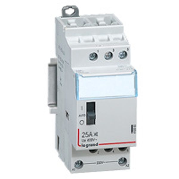 Power contactor CX³ - with 230 V~ coll and handle - 4P - 400 V~ - 25 A image 1