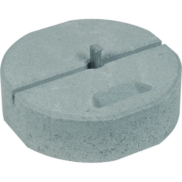 Concrete base C45/55 17 kg f. wedge mount. D337mm H90mm f.air-term. ro image 1