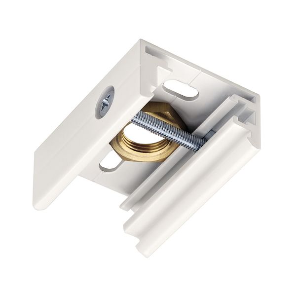 EUTRAC pendant clip for 3-phase track, white RAL 9016 image 1
