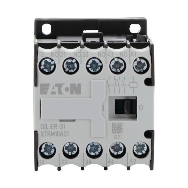 Contactor relay, 415 V 50 Hz, 480 V 60 Hz, N/O = Normally open: 3 N/O, N/C = Normally closed: 1 NC, Screw terminals, AC operation image 13