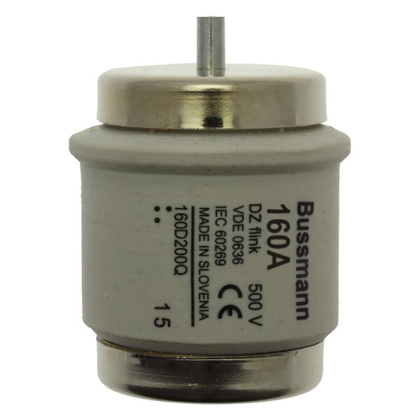 Fuse-link, low voltage, 160 A, AC 500 V, D5, 56 x 46 mm, gR, DIN, IEC, fast-acting image 3