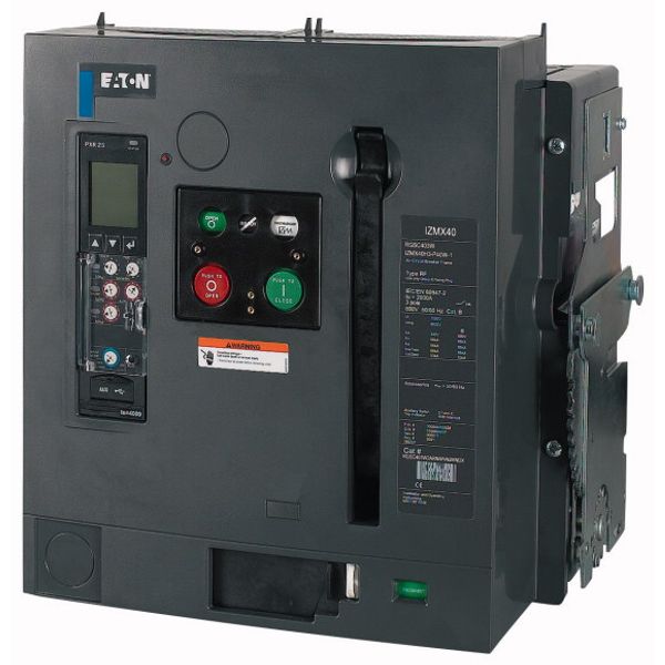 Circuit-breaker, 3 pole, 4000A, 105 kA, Selective operation, IEC, Withdrawable image 1