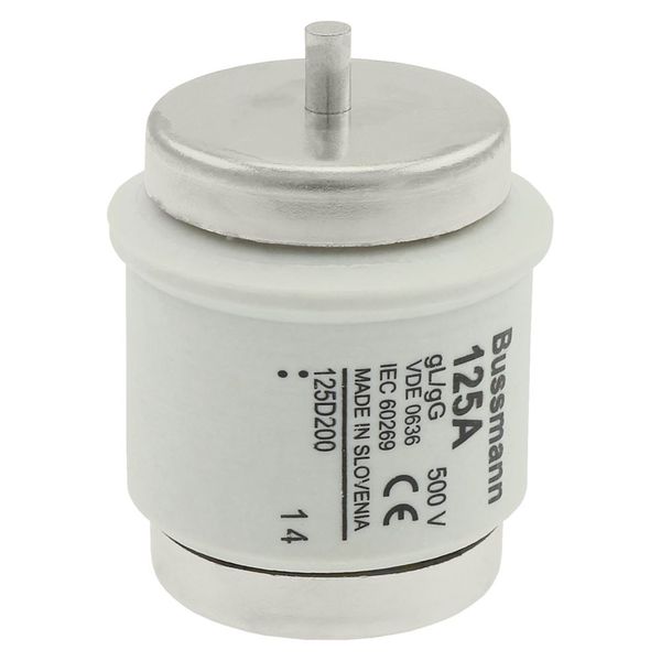 Fuse-link, low voltage, 125 A, AC 500 V, D5, 56 x 46 mm, gL/gG, DIN, IEC, time-delay image 10