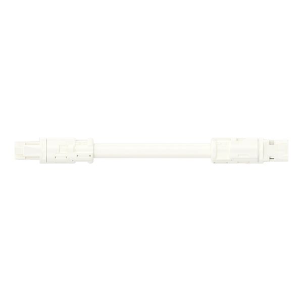 pre-assembled interconnecting cable Eca Socket/plug white image 1