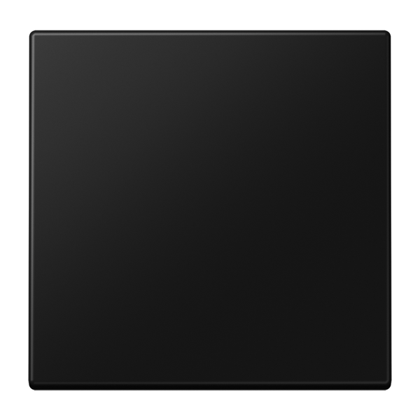 Centre plate for push button Centre pl. f dimmer,matt black image 1