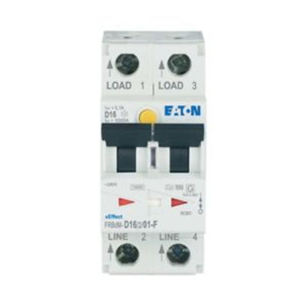 Digital RCD/MCB combination, 16 A, 100 mA, MCB trip characteristic: D, 2p, RCD trip characteristic: F image 4