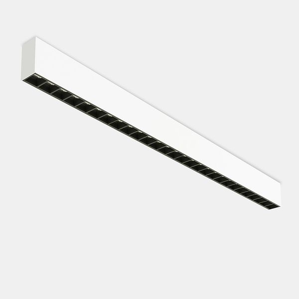 Lineal lighting system Infinite Pro 1700mm Surface Hexa-Cell 45.57W LED neutral-white 4000K CRI 80 DALI-2/PUSH Grey IP40 2091lm image 1