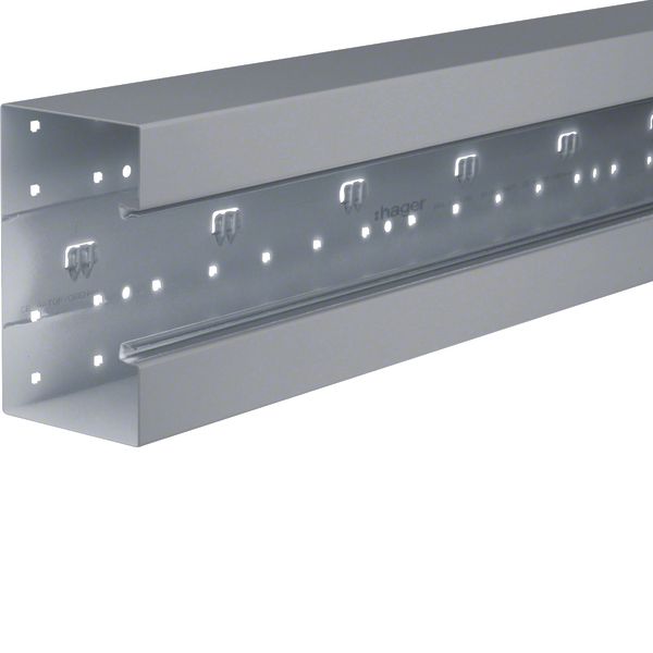 Wall trunking base f-mounted BRS 100x170mm lid 80mm of sheet steel gal image 1