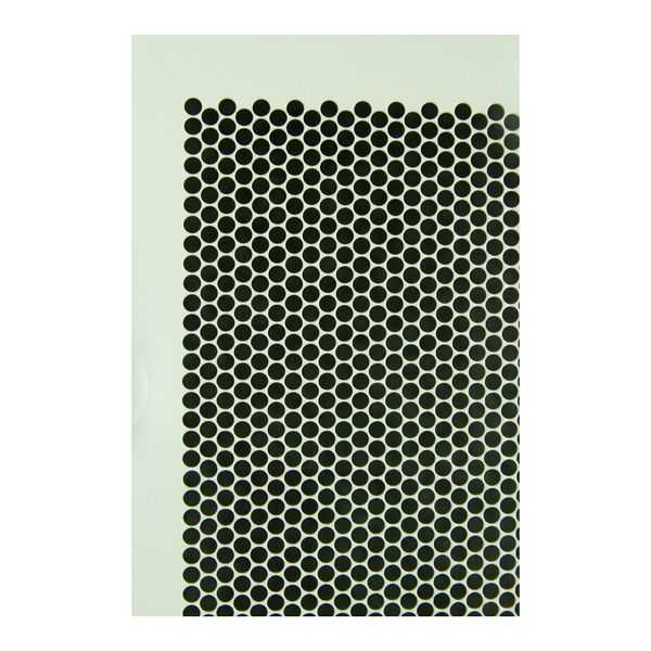 Rearpanel Metal perforated 80% for DS/DSZ 42U, W600, RAL7035 image 1