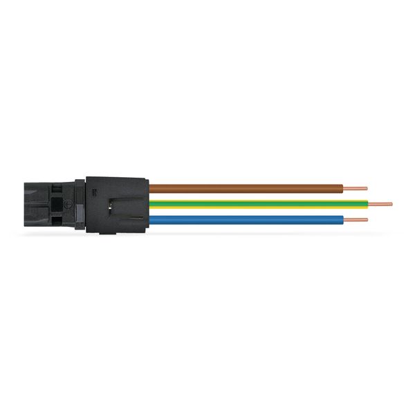 Connection cable;3-pole;open-ended;black image 1