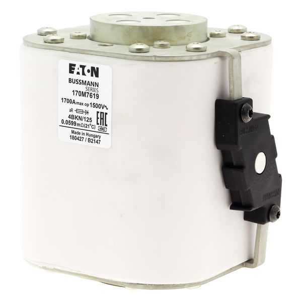 Fuse-link, high speed, 1700 A, AC 1500 V, size 4, 120 x 105 x 125 mm, aR, IEC, single indicator image 5