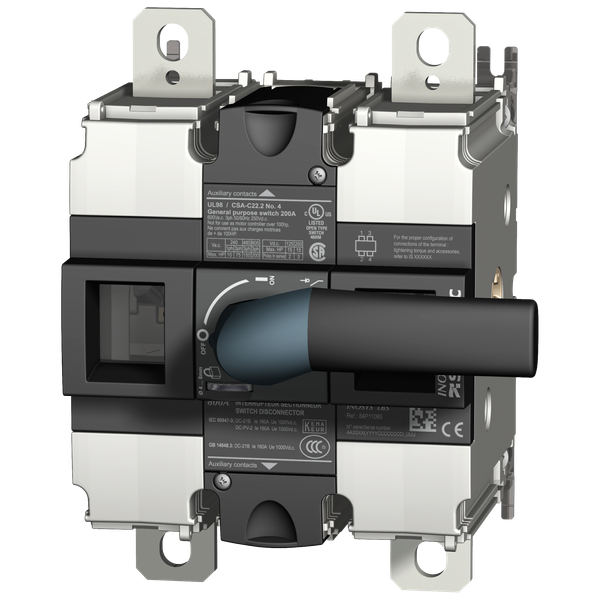 Load break switch body 1500Vdc 630A 2P image 3