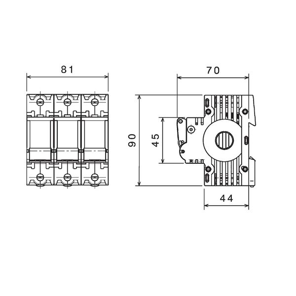 Switch-disconnector D02, series ARROW S, 3-pole, 50A image 11