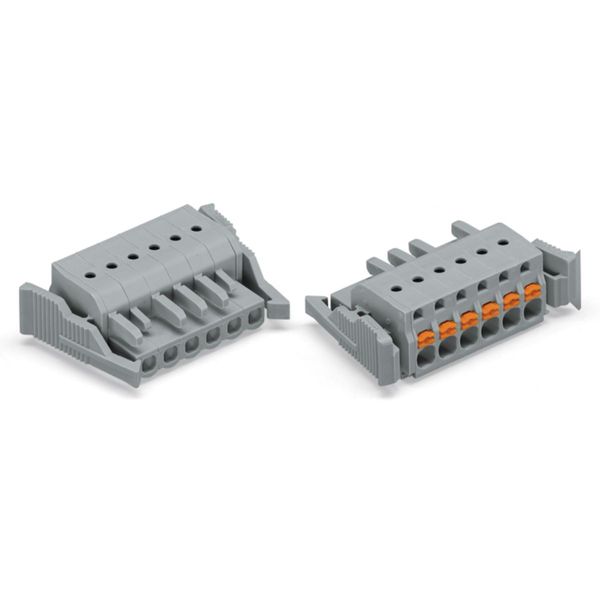 2231-121/037-000 1-conductor female connector; push-button; Push-in CAGE CLAMP® image 3