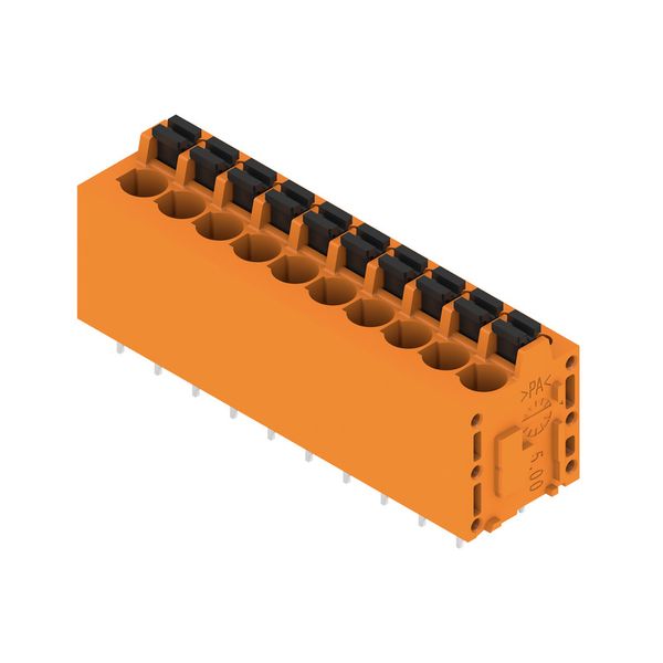PCB terminal, 5.00 mm, Number of poles: 10, Conductor outlet direction image 2