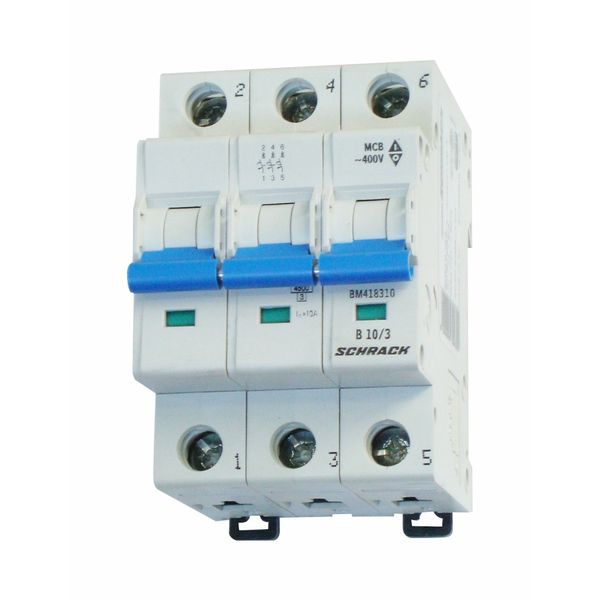 Miniature Circuit Breaker (MCB) B, 20A, 3-pole, 4.5kA image 1