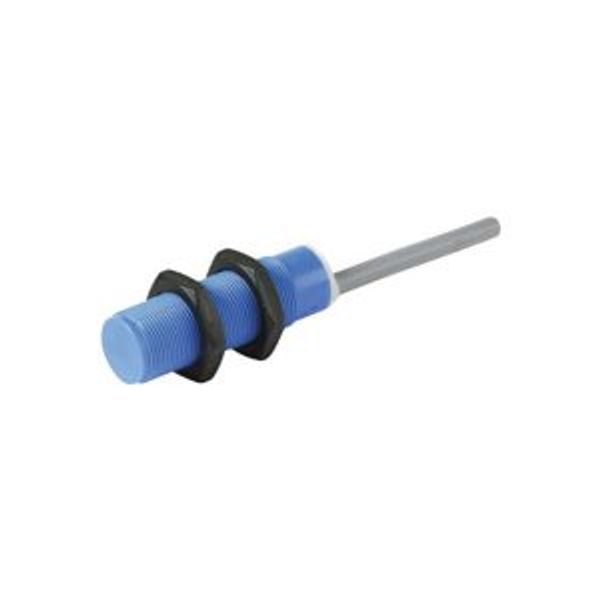 Proximity switch, inductive, 1N/O, Sn=5mm, 3L, 10-30VDC, PNP, M18, insulated material, line 2m image 2
