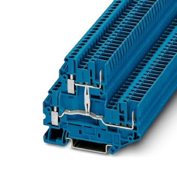 Double-level terminal block Phoenix Contact UTTB 2,5/2P-PV BU 500V 24A image 2