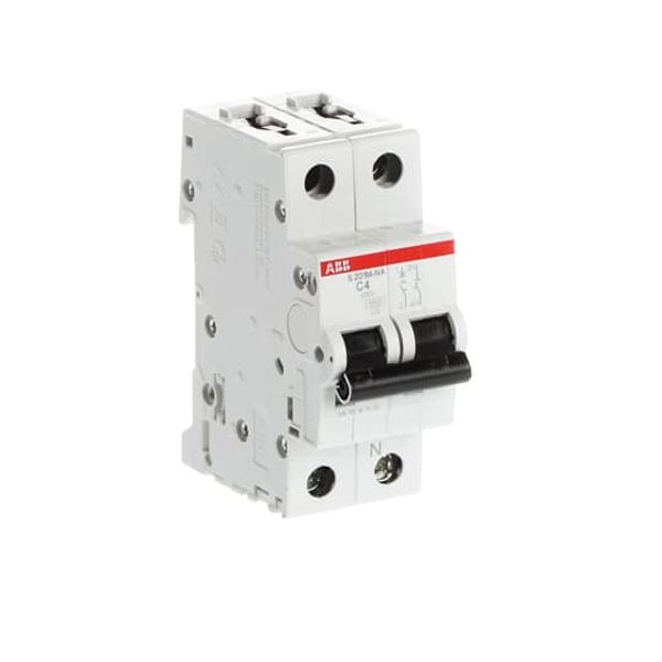 S201M-C4NA Miniature Circuit Breaker - 1+NP - C - 4 A image 4