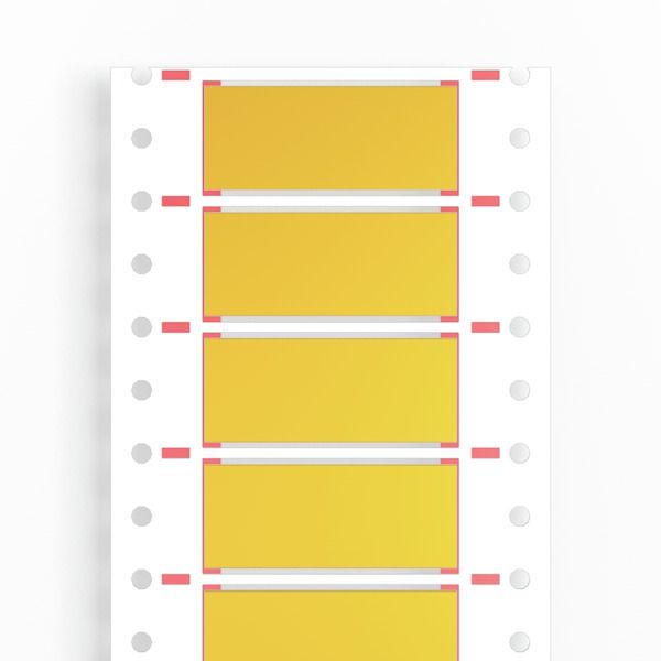 Cable coding system, 8 - 11 mm, 21.1 mm, Polyolefine, yellow image 1