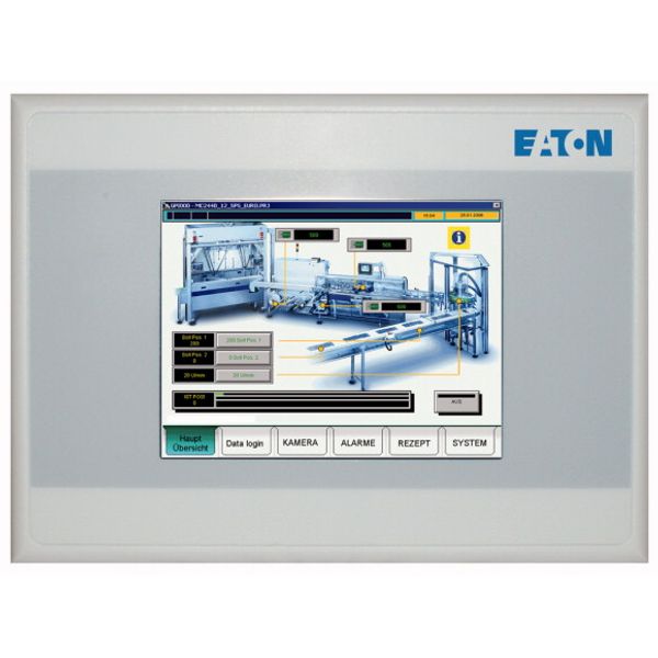 Touch panel, 24 V DC, 3.5z, TFTcolor, ethernet, RS485, CAN, PLC image 1