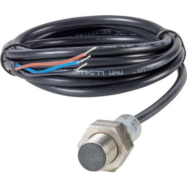 Proximity switch, E57P Performance Short Body Serie, 1 N/O, 3-wire, 10 – 48 V DC, M12 x 1 mm, Sn= 2 mm, Flush, PNP, Stainless steel, 2 m connection ca image 2
