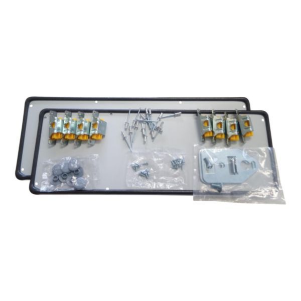 Closure kit for hinged faceplates and locks in XL³800 cable conduits image 1