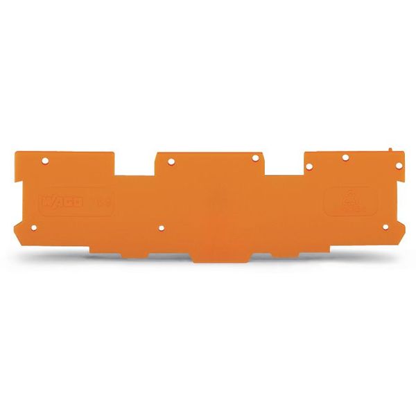 End and intermediate plate 1.1 mm thick orange image 1