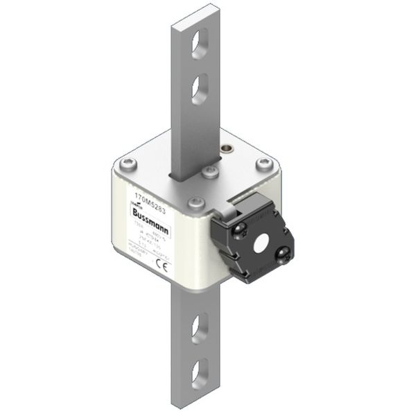 Fuse-link, high speed, 800 A, AC 690 V, size 2, 61 x 77 x 212 mm, aR, IEC, single indicator image 1