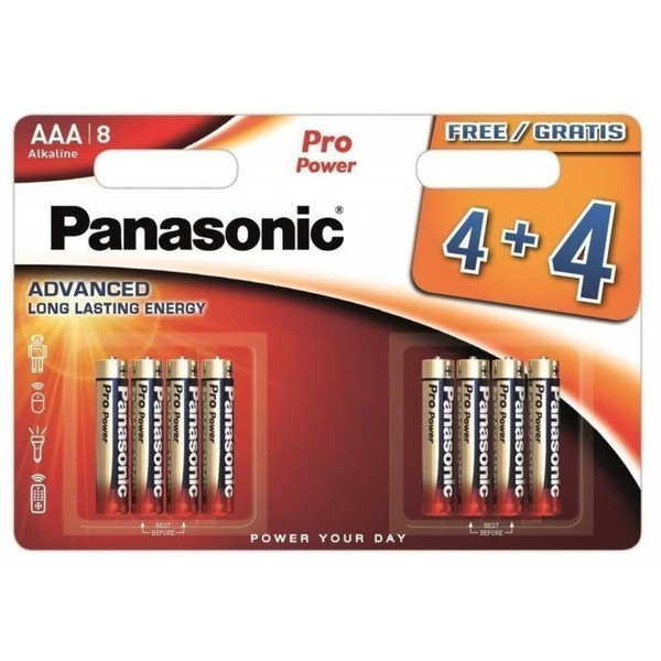 PANASONIC Pro Power LR03 AAA BL4+4 image 1