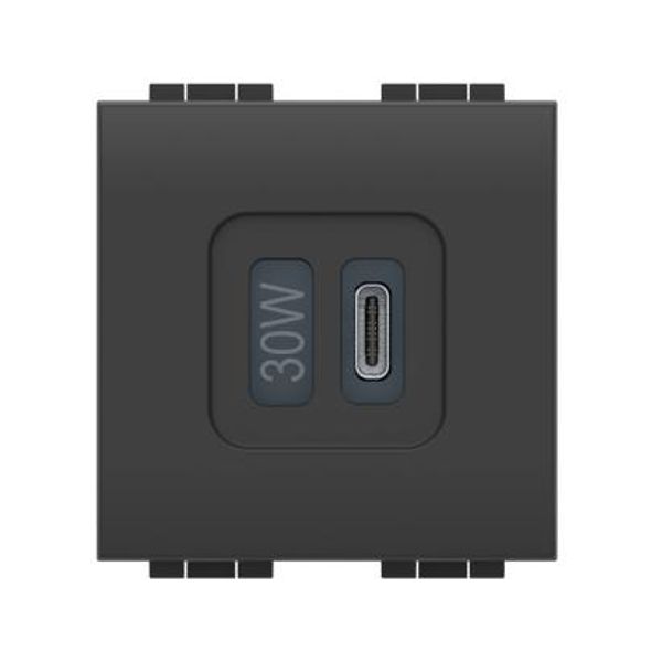 LL - USB CHARGER TYPE C 30W ANTHRACITE image 1