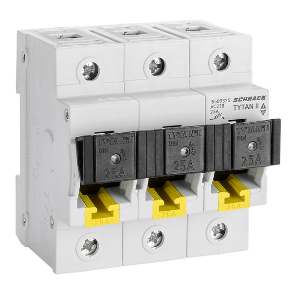 TYTAN II, D02 Fuse switch disconnector, 3-pole, complete 25A image 1
