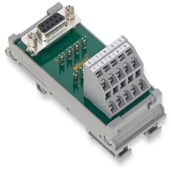 Interface module with solder pin Female connector image 5