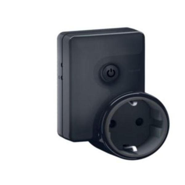 Connected mobile socket outlet 16A German standard - 3680W - magnesium image 1