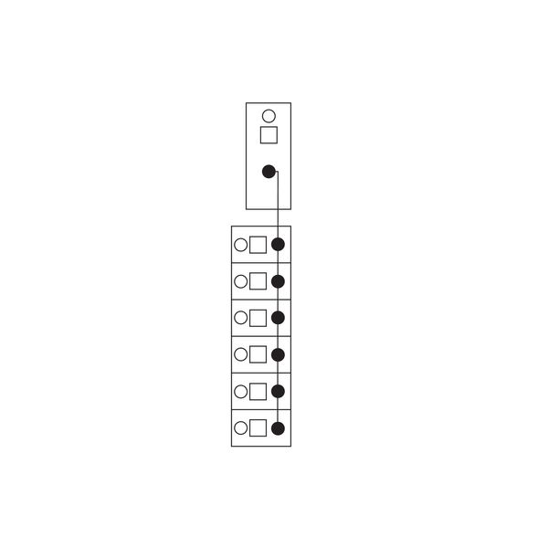 830-800/000-302 Potential distribution module; 1 potential; with 1 input clamping point image 6