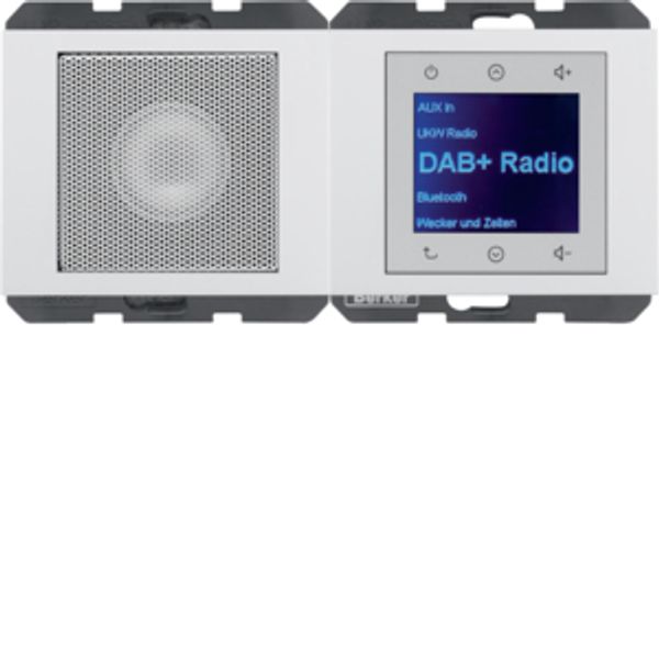 Radio Touch with Loudspeaker DAB+ K.x polar white glossy image 1