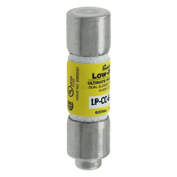 Fuse-link, LV, 6.25 A, AC 600 V, 10 x 38 mm, CC, UL, time-delay, rejection-type image 30