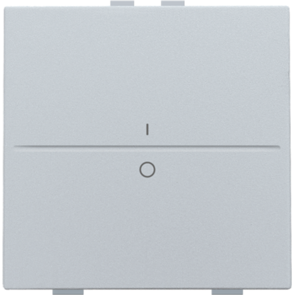 Single key with 'I' and '0' symbols for wireless switch or push button image 1